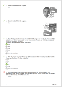 Socrative Auswertung SuS